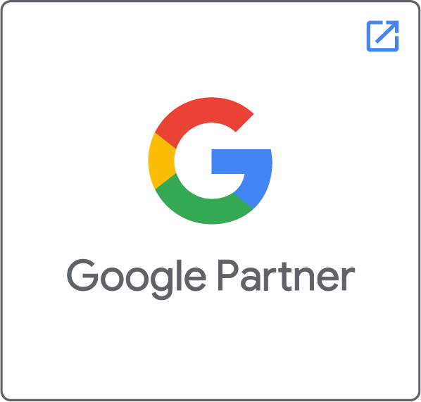 An image featuring the Google Partner logo: a stylized capital G filled with the Google colors of red, yellow, green and blue
